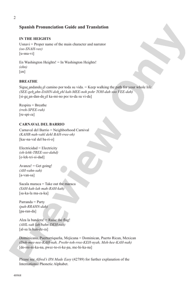 In the Heights (Choral Highlights)