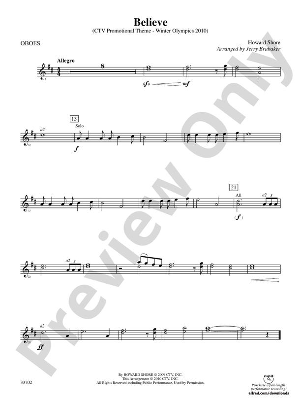 Download Olympic Fanfare And Theme Sheet Music By John Williams