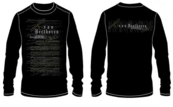Beethoven Sonate No. 14 T-Shirt (Extra Large)