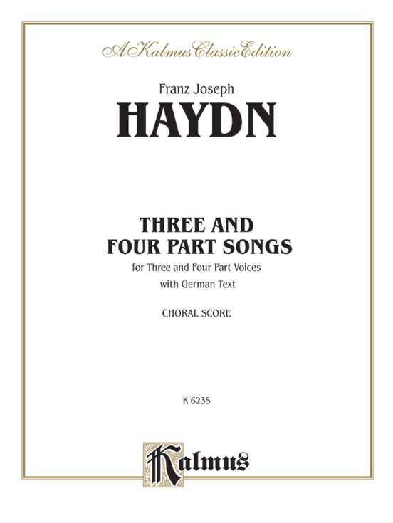 Three and Four Part Songs