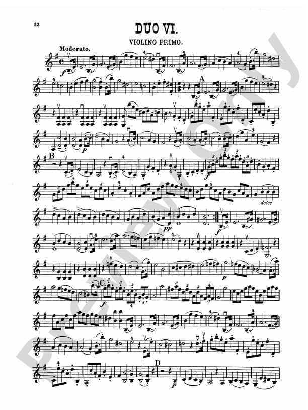 Pleyel: Six Easy Duets, Op. 8