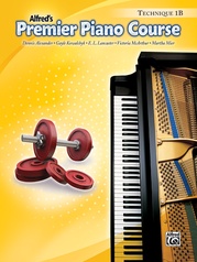 Premier Piano Course, Technique 1B
