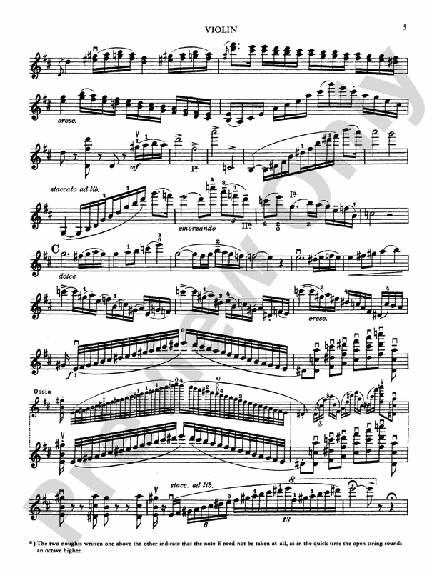 Paganini: Concerto No. 1 in D Major, Op. 6 (Arr. Carl Flesch)