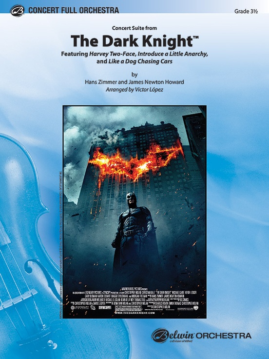 Concert Suite from The Dark Knight: Full Orchestra Conductor Score