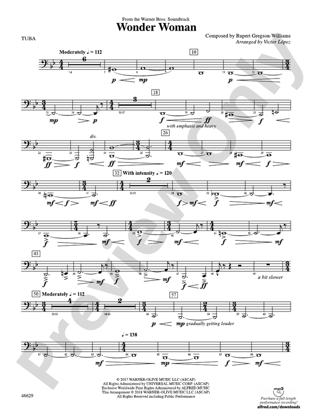 Wonder Woman: From the Warner Bros. Soundtrack: Tuba