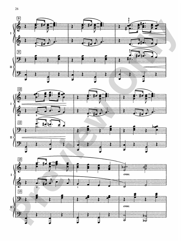 Alexander's Ragtime Band - Piano Duo (2 Pianos, 4 Hands)