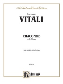 Antonio Vitali ／Rechen-Mannli Chaconne in G Minor for violin and piano; Tomaso Antonio