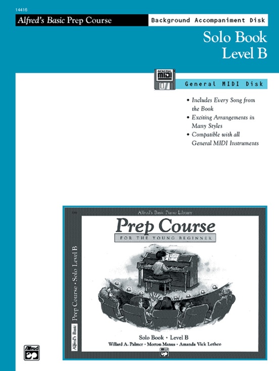 Alfred's Basic Piano Prep Course: GM Disk for Solo Book B