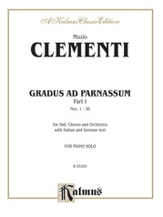 Gradus ad Parnassum, Volume I