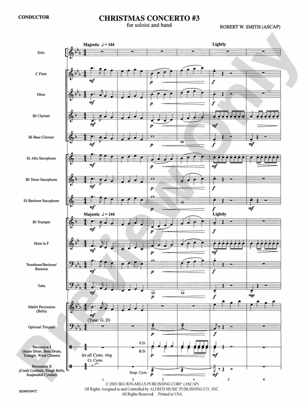 Christmas Concerto #3 (for Soloist and Band)
