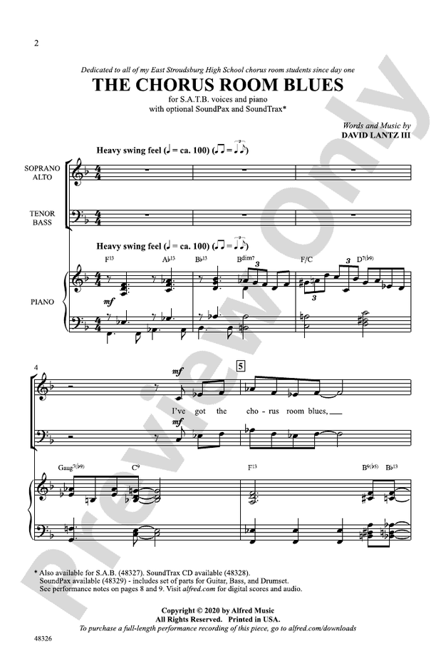 The Chorus Room Blues