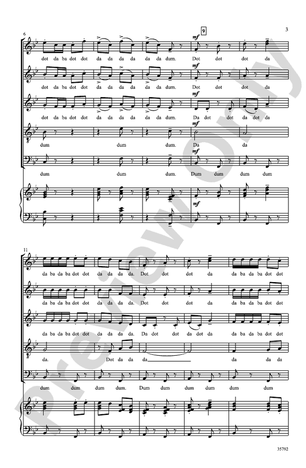 Bugler's Holiday SSATB Choral Octavo Leroy Anderson Digital Sheet