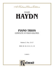 Trios for Violin, Cello and Piano, Volume III (Nos. 13-17, HOB. XV: 18, 13, 9, 11, 19)