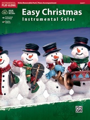 Easy Christmas Instrumental Solos, Level 1 for Strings