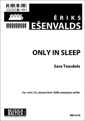 Only in Sleep (Mixed Choir, SAB)