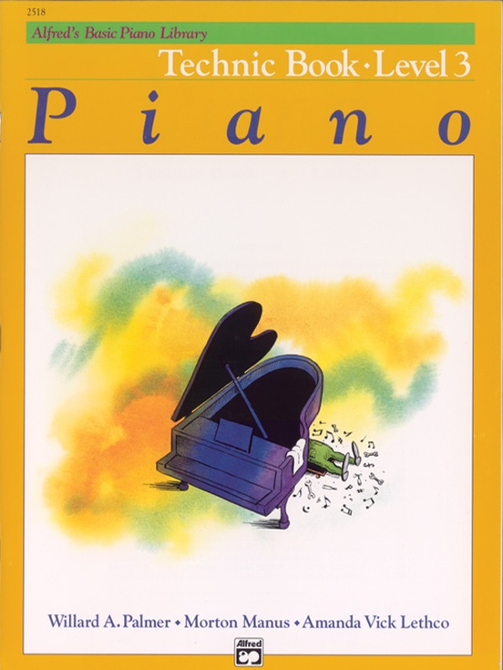 Alfred S Basic Piano Library Technic Book 3 Piano Book