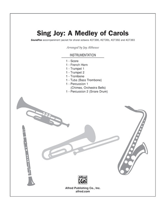Sing Joy: A Medley of Carols: 1st Percussion