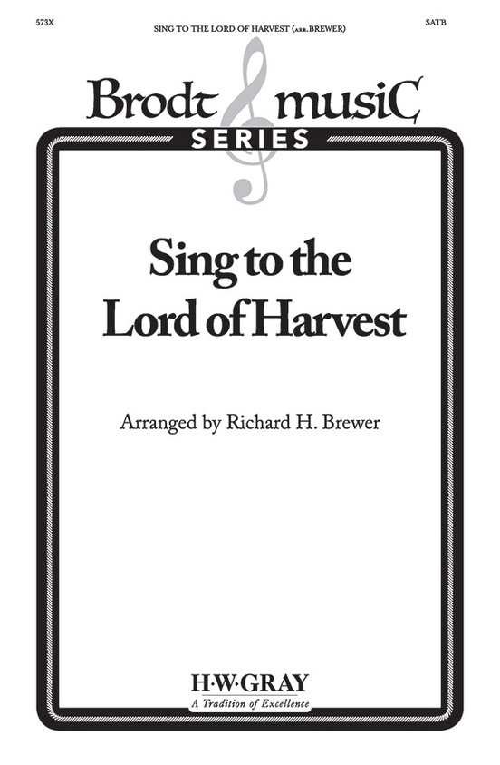 Sing to the Lord of Harvest