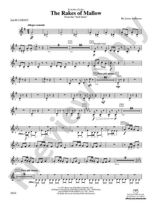 The Rakes of Mallow (from the Irish Suite) 2nd Bflat 2nd B