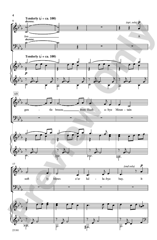 Hushabye Mountain Chitty Chitty Bang Bang Lyrics Hushabye Mountain (from the musical Chitty Chitty Bang Bang): SAB