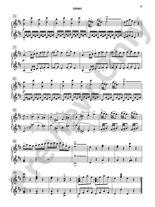 Masterwork Classics Duets, Level 9: A Graded Collection of Piano Duets by Master Composers