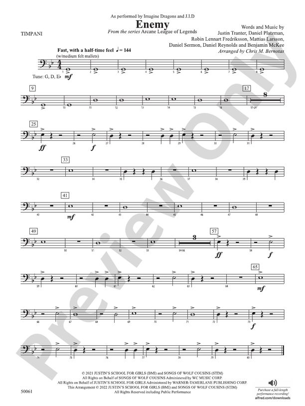 Enemy: Timpani