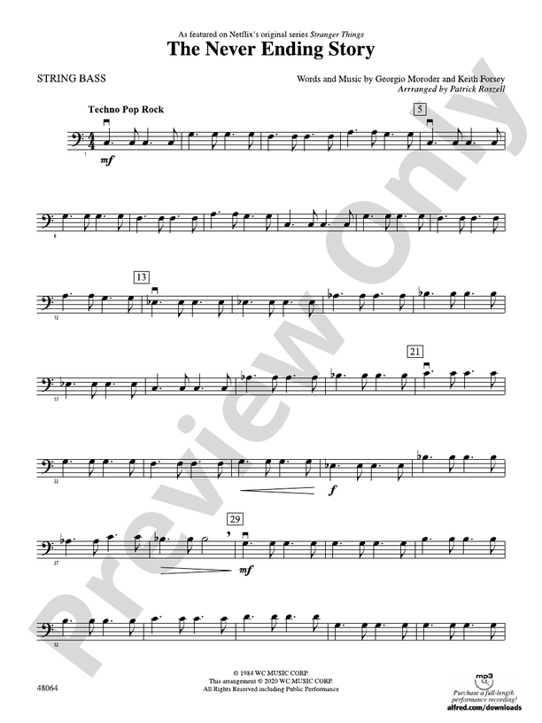 NEVER ENDING STORY,THE/PCF: String Bass