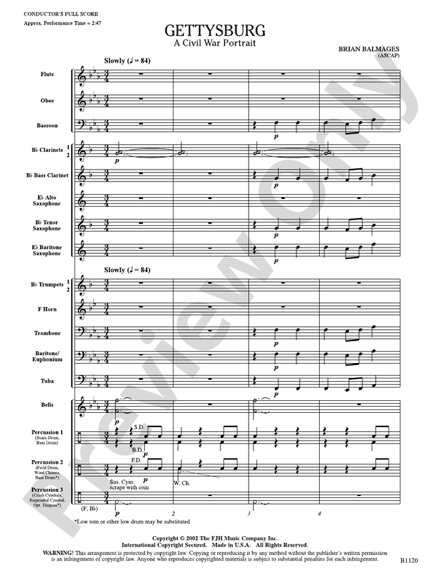 gettysburg-score-brian-balmages-digital-sheet-music-download