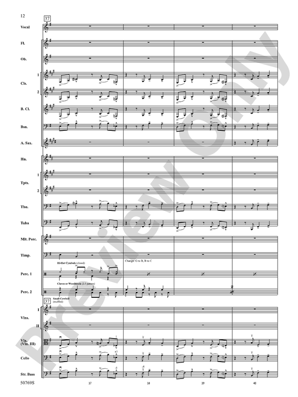 Blue Skies: Score: Full Orchestra Score - Digital Sheet Music Download