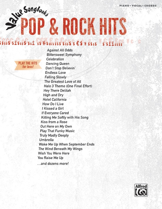 Value Songbooks: Pop & Rock Hits