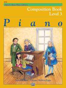 Alfred's Basic Piano Library: Composition Book 3