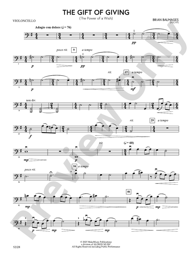 The Gift of Giving: Cello