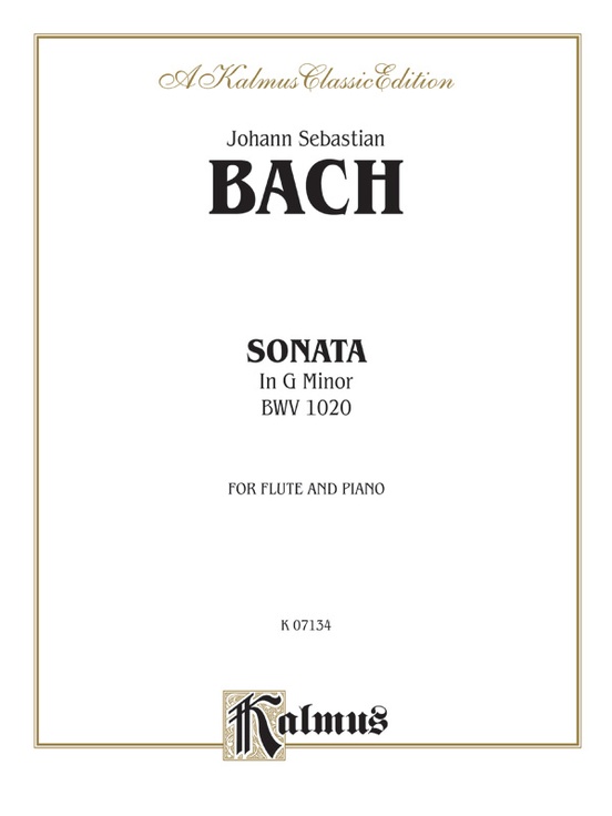 Sonata in G Minor, BWV 1020