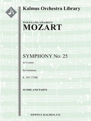 Symphony No. 25 in G minor, K. 183/173dB