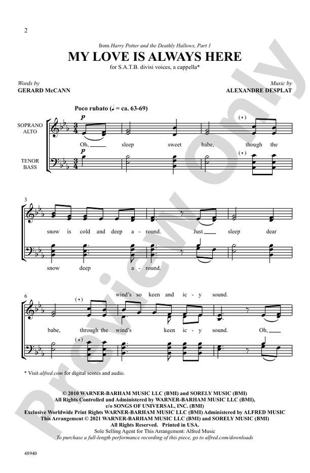 Made You Look (SATB divisi, or SSATB) arr. A