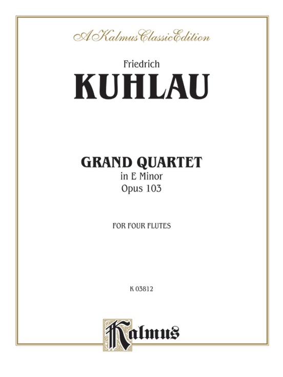 Grand Quartet in E Minor, Opus 103