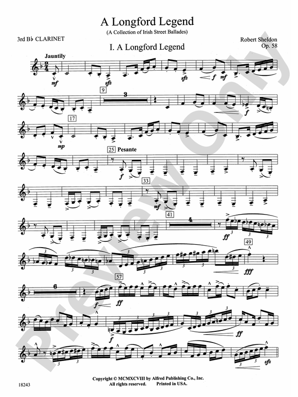 A Longford Legend 3rd Bflat 3rd Bflat Part