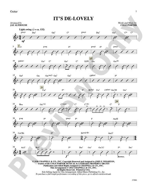 It's De-lovely: Guitar