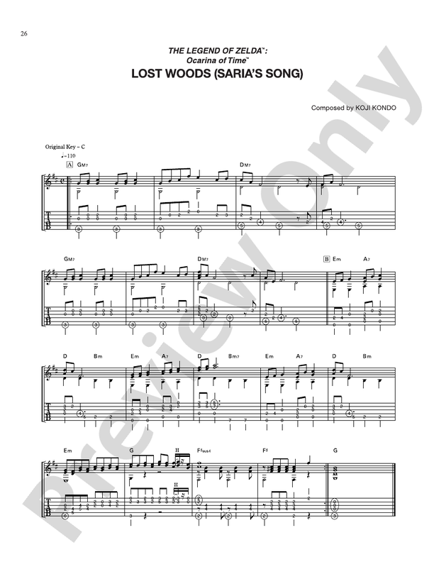 The Legend of Zelda™: Ocarina of Time™ Lost Woods: Piano: Nintendo® -  Digital Sheet Music Download