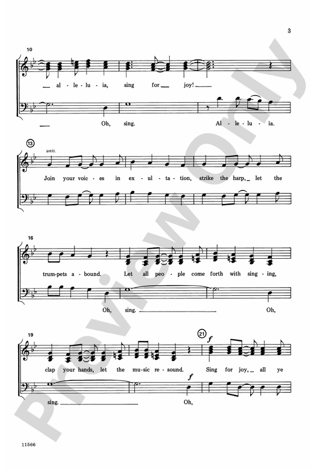 Sing for Joy, Alleluia!