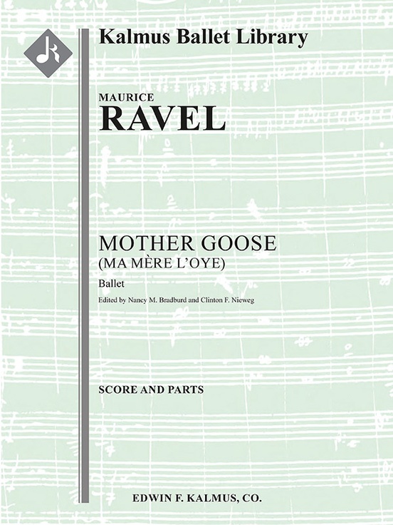 Mother Goose Ma Mere Loye Complete Ballet Conductor Score And Parts Maurice Ravel Sheet Music 