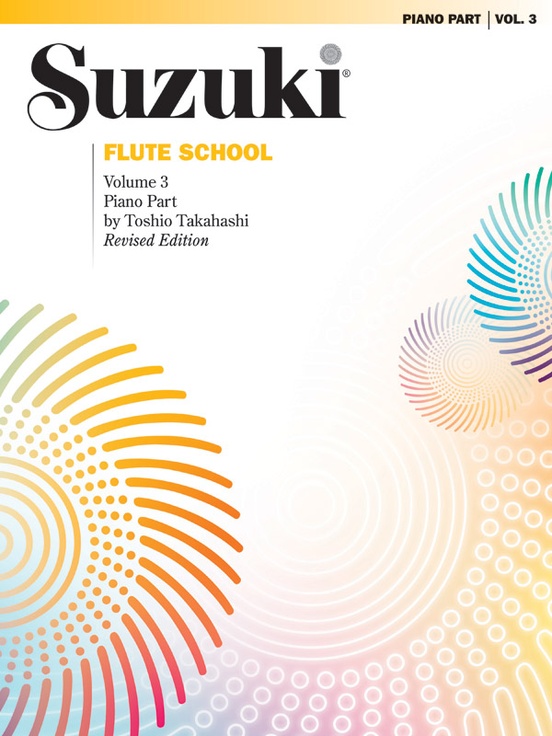 Suzuki Flute School Piano Acc., Volume 3 (Revised)