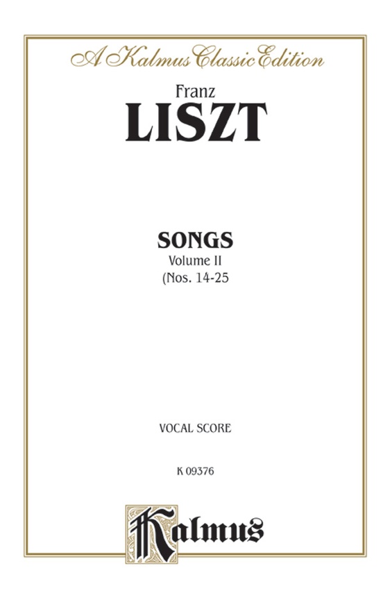 Songs, Volume II (Nos. 14-25)