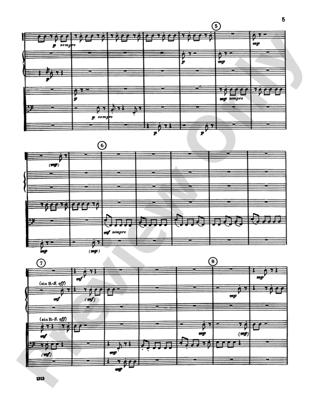 Toccata: Score