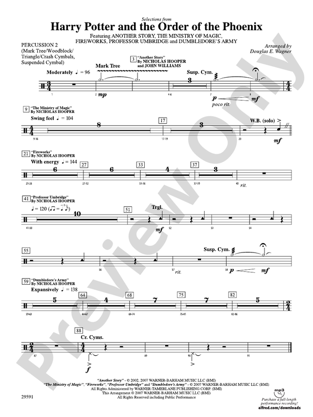 Harry Potter and the Order of the Phoenix, Selections From 2nd