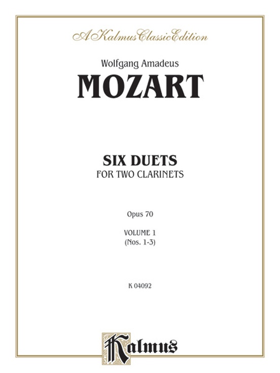 Six Duets, Volume I (Nos. 1-3)