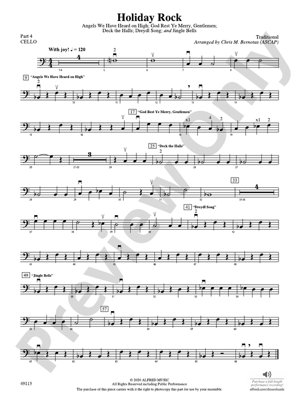 Holiday Rock: Part 4 - Cello