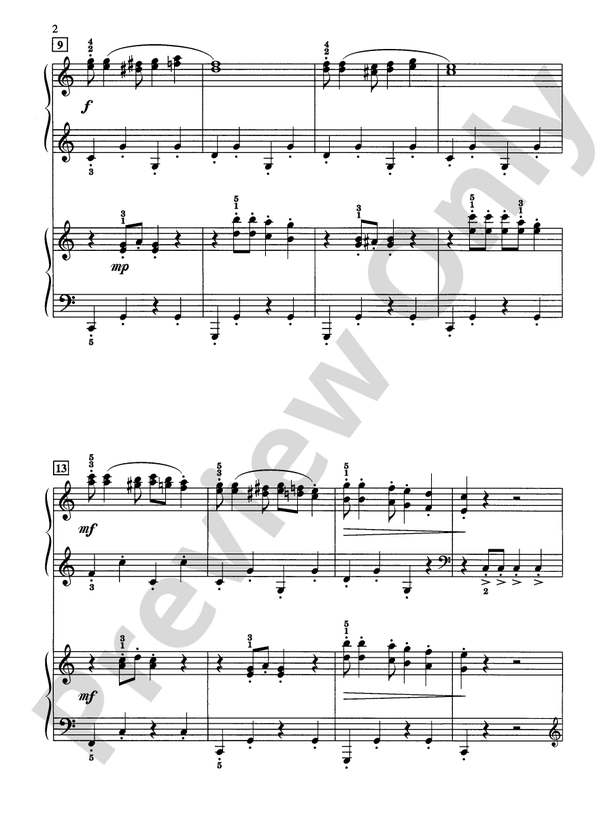 Mexican Holiday - Piano Duo (2 Pianos, 4 Hands)