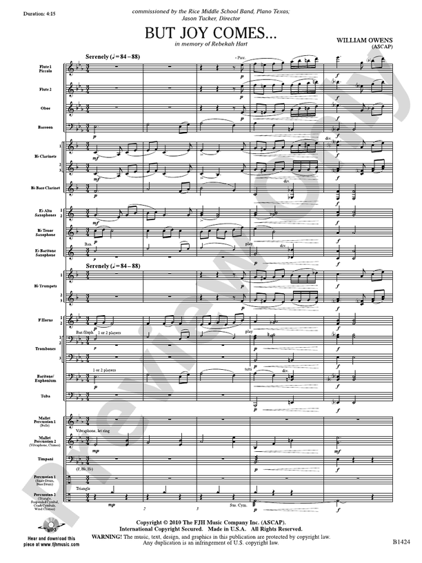 Great Wall: Concert Band Conductor Score & Parts: William Owens