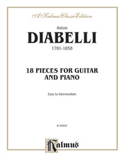 18 Pieces for Guitar and Piano (Easy to Intermediate)